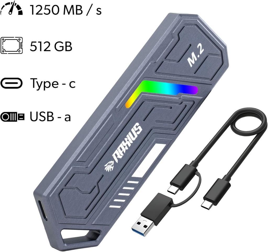 Raxius DK03 Type-C M.2 SSD Harddisk Kutusu - Outlet
