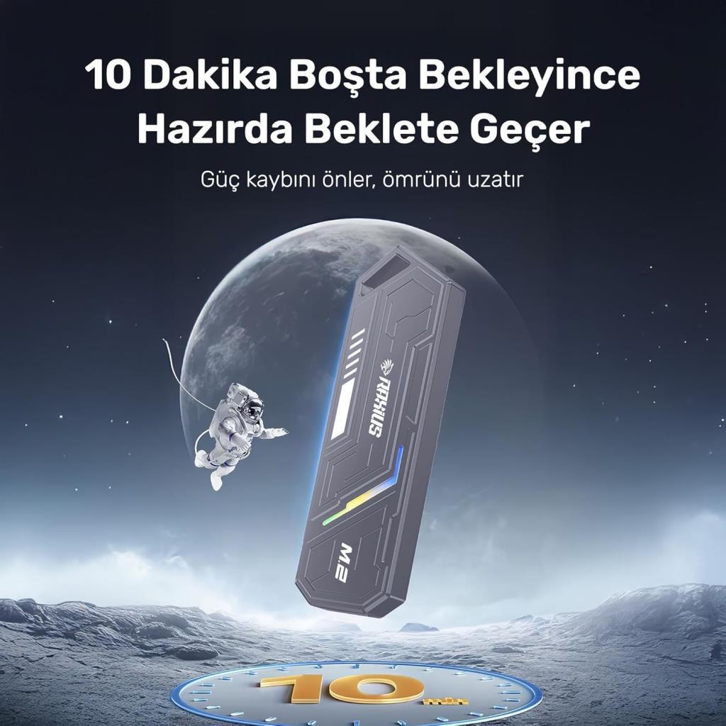 Raxius DK03 Type-C M.2 SSD Harddisk Kutusu - Outlet