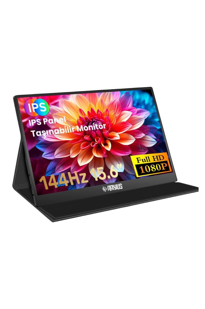 Raxius RXM6144 15.6" Fhd 5ms144Hz Type-C Telefon&oyun Konsolu Uyumlu Metal Kasa Taşınabilir Monitör Teşhir