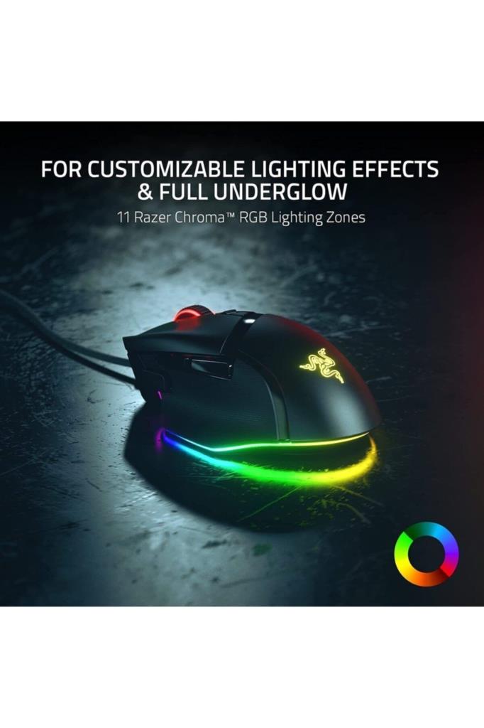 Razer Basilisk V3 RZ01-04000100-R3M1 RGB Optik Kablolu Oyuncu Mouse Outlet