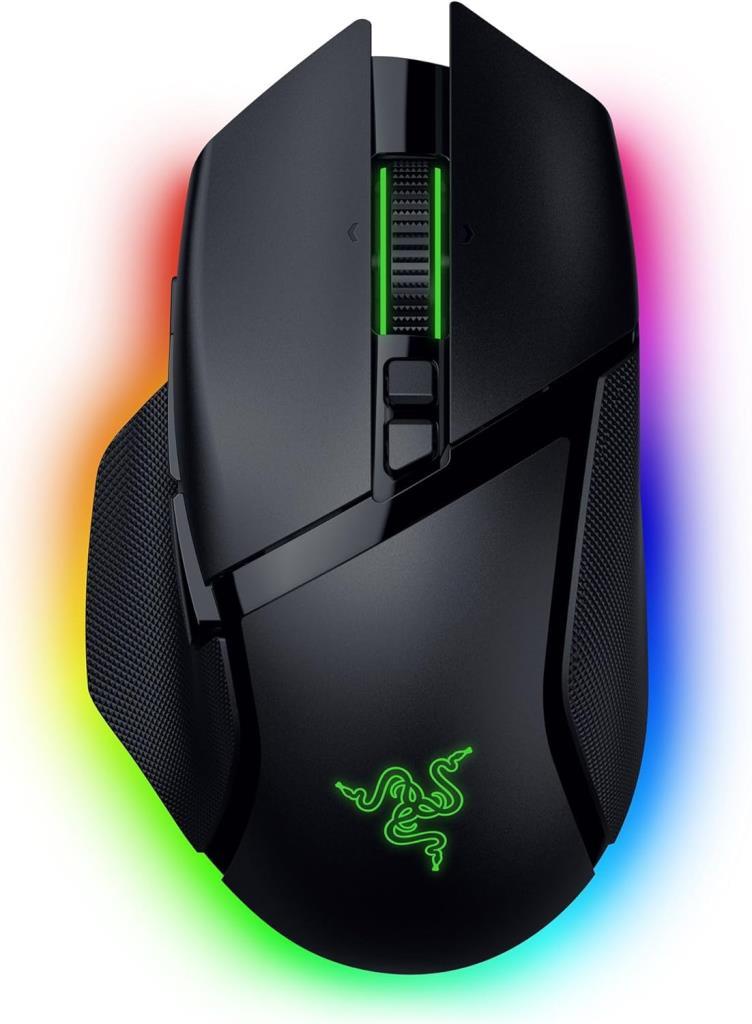 Razer Basilisk V3 Pro 35K - Chroma RGB ile Tamamen Özelleştirilebilir Kablosuz Ergonomik Oyun Mouse'u - 35K Optik Sensör (Yapılandırılabilir Tekerleği, 13 Özelleştirilebilir Kontrol) Siyah Outlet