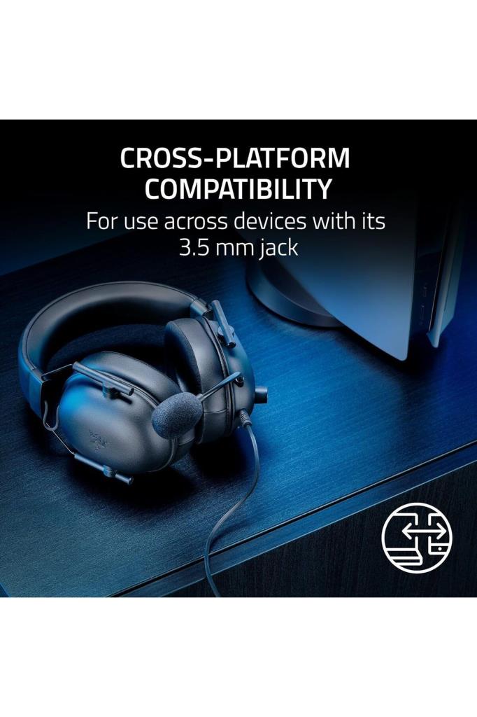 Razer BlackShark V2 X for PlayStation RZ04-03241000-R3G1 Siyah Kablolu Kulak Üstü Oyuncu Kulaklığı Teşhir
