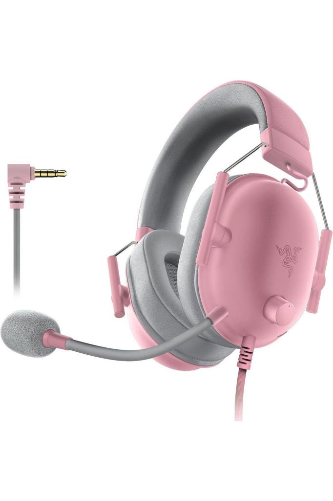 Razer BlackShark V2 X RZ04-03240800-R3M1 Pembe 7.1 Kablolu Kulak Üstü Oyuncu Kulaklığı Teşhir