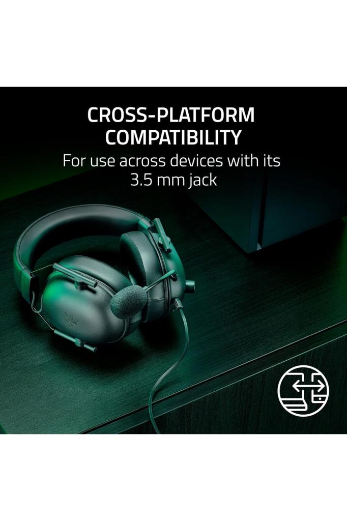 Razer BlackShark V2 X RZ04-03240100-R3M1 Siyah 7.1 Kablolu Kulak Üstü Oyuncu Kulaklığı Teşhir