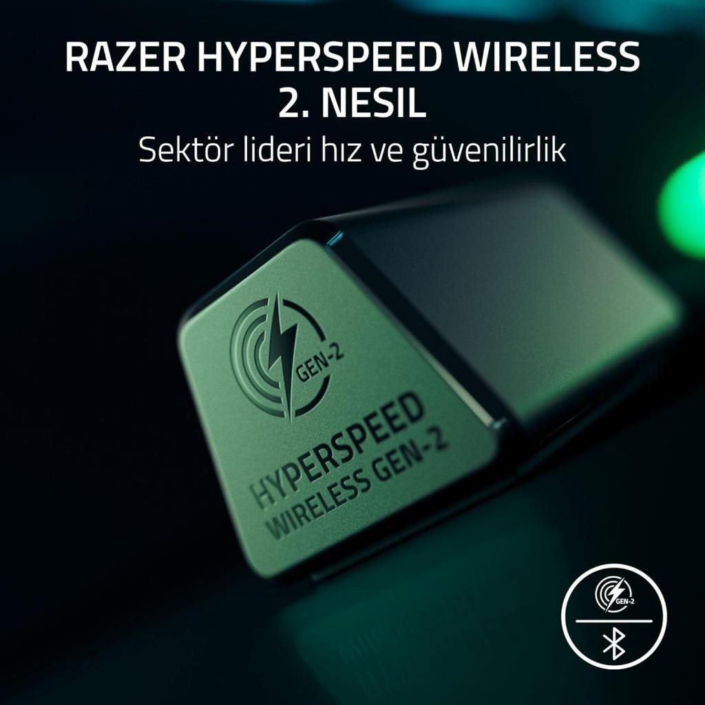 Razer BlackShark V3 RZ04-05410100-R3M1 Siyah 7.1 USB Kablolu/Kablosuz Kulak Üstü Oyuncu Kulaklığı