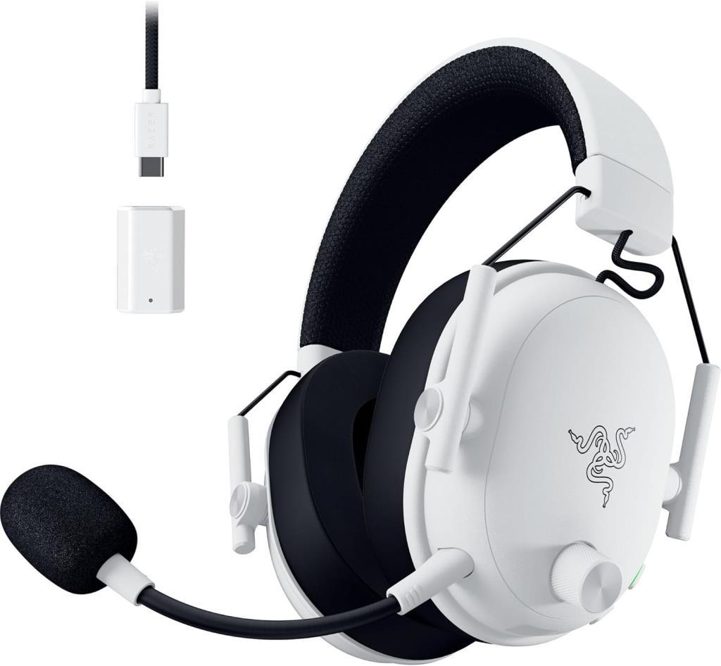Razer BlackShark V3 RZ04-05410400-R3M1 Beyaz 7.1 USB Kablolu/Kablosuz Kulak Üstü Oyuncu Kulaklığı