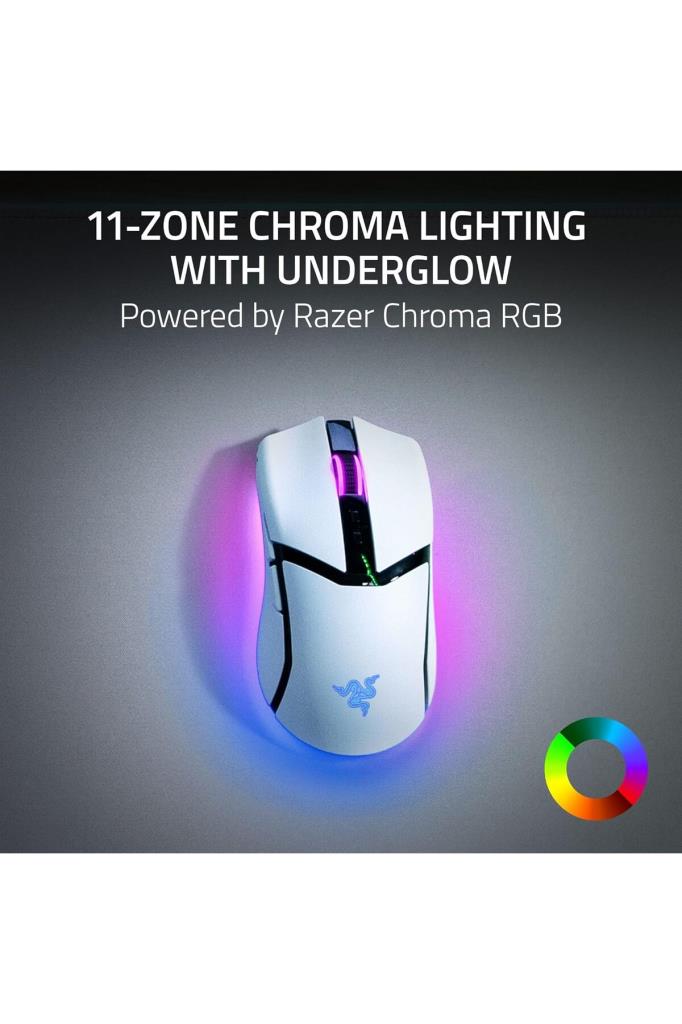 Razer Cobra Pro RZ01-04660200-R3G1 Beyaz RGB Optik Kablolu/Kablosuz Oyuncu Mouse Teşhir