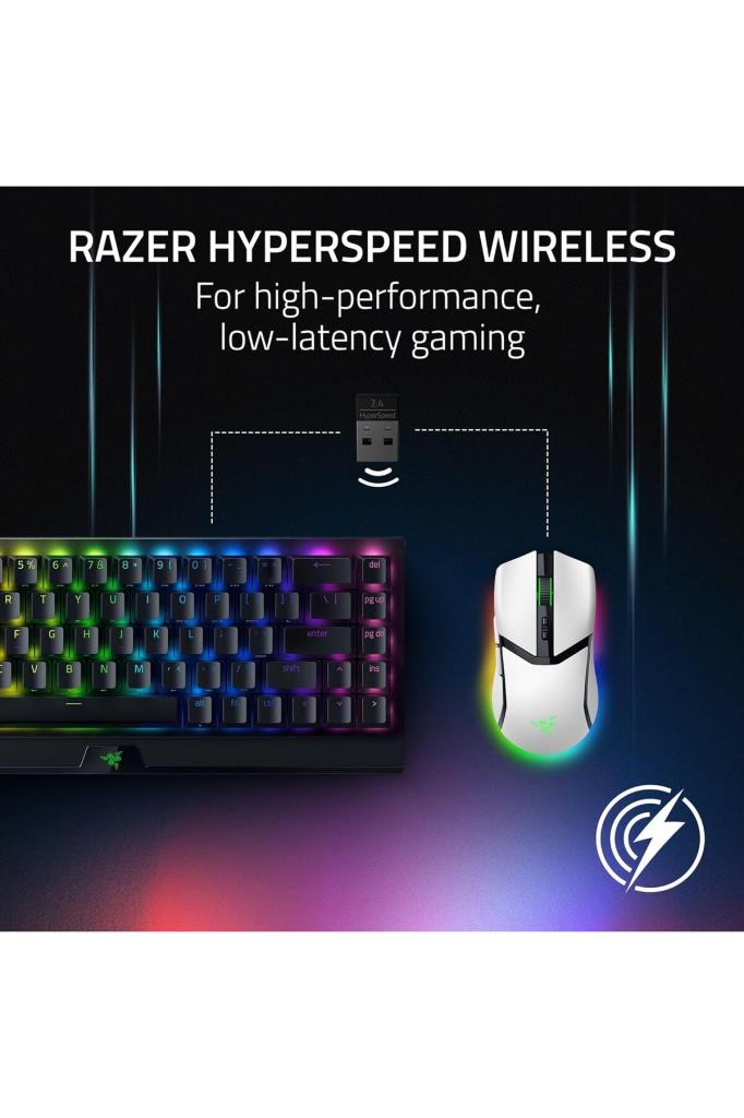 Razer Cobra Pro RZ01-04660200-R3G1 Beyaz RGB Optik Kablolu/Kablosuz Oyuncu Mouse Teşhir