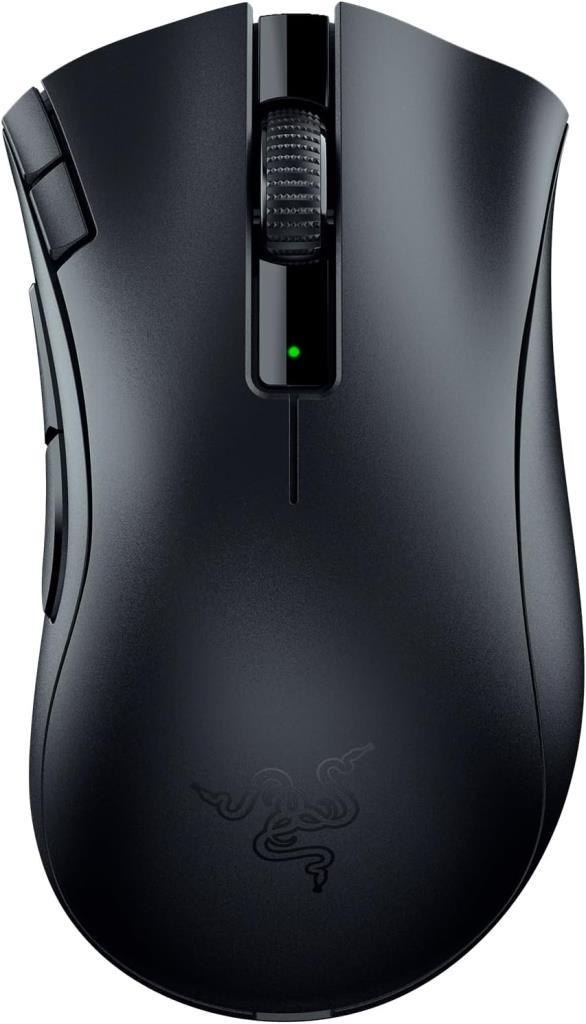 Razer DeathAdder V2 X HyperSpeed - Kablosuz Oyun için Ergonomik Mouse (235 Saat Pil Ömrü, HyperSpeed Kablosuz, 14K DPI Optik Sensör, Mekanik Anahtarlar Gen-2, 7 Programlanabilir Düğme) Siyah Teşhir