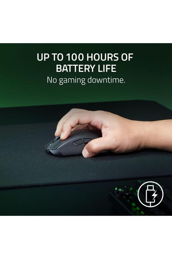 Razer Deathadder V3 Hyperspeed RZ01-05140100-R3G1 Şarjlı Ergonomik Optik Kablolu/Kablosuz Oyuncu Mouse Outlet