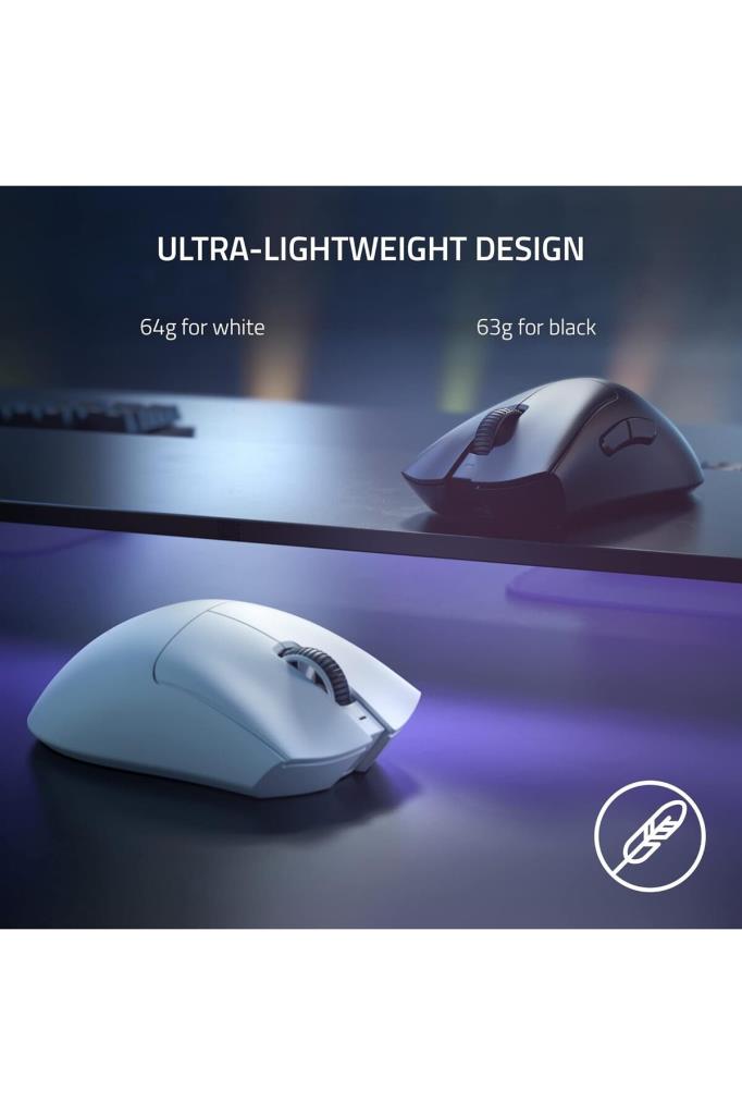 Razer DeathAdder V3 Pro 8K RZ01-04630300-R3WL Şarjlı Optik Kablolu/Kablosuz Oyuncu Mouse Outlet