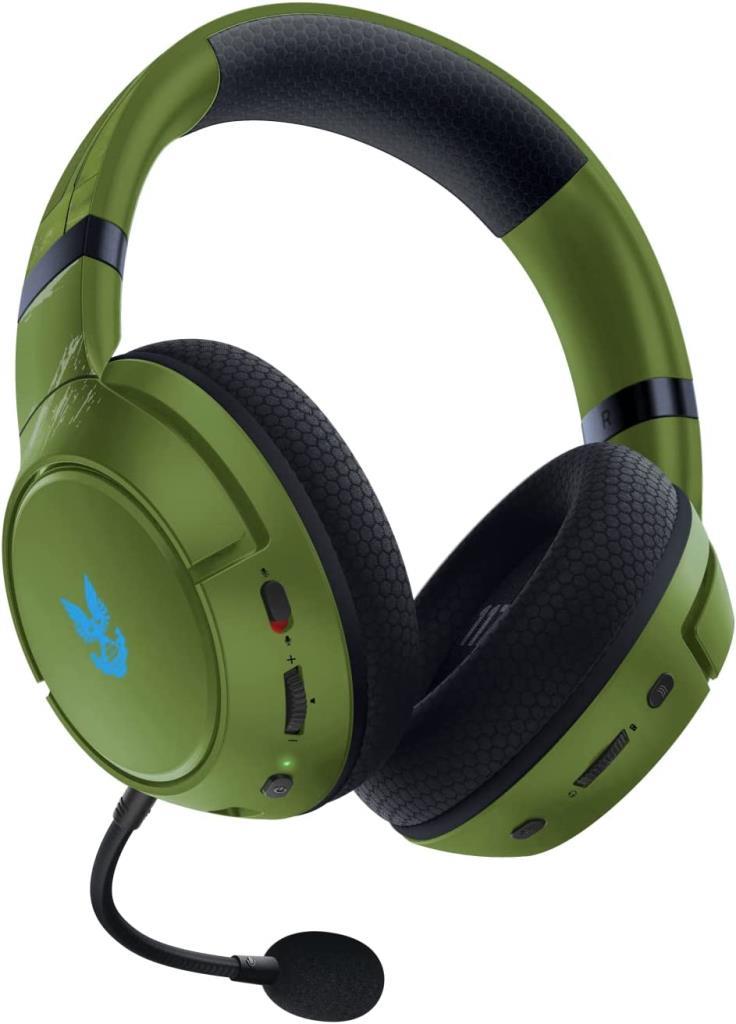 Razer Kaira Pro Kablosuz Oyun Kulaklığı, Halo Infinite Edition, Yeşil/Siyah