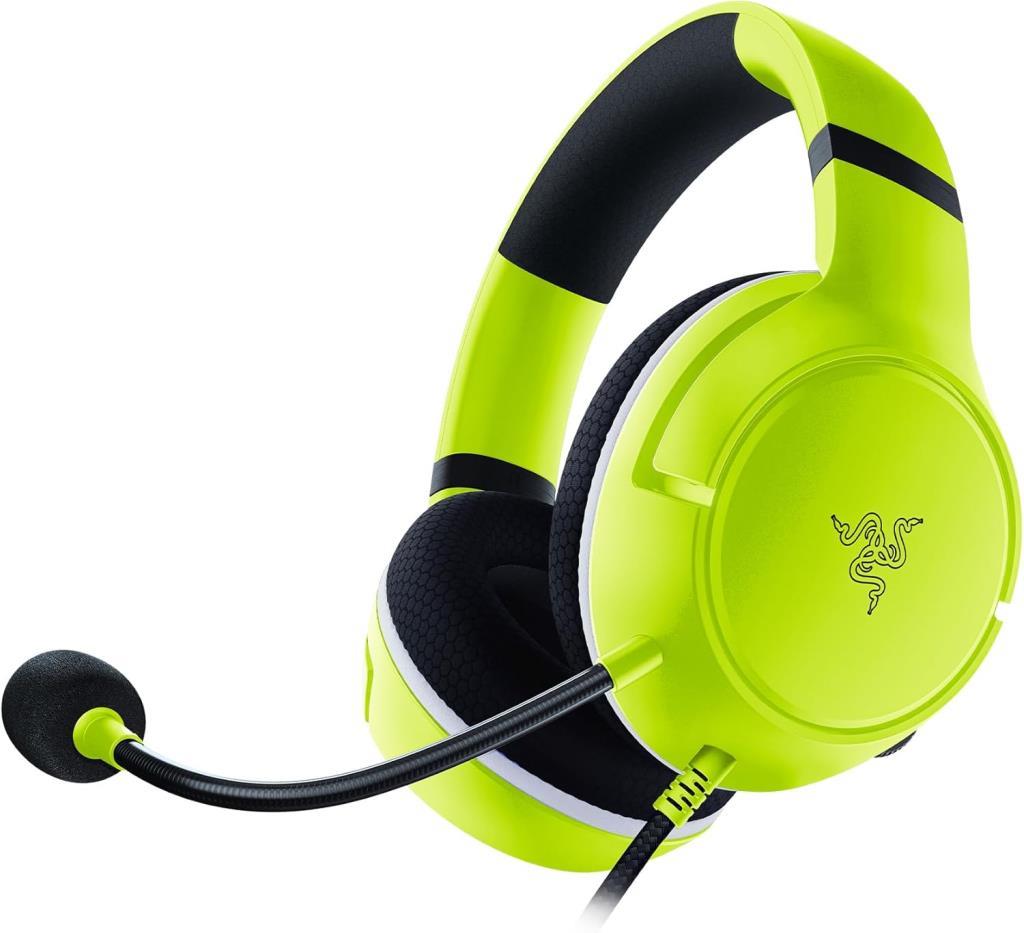 سماعة رأس للألعاب Razer Kaira X لأجهزة Xbox RZ04-03970600-R3M1 باللون الأخضر فوق الأذن 