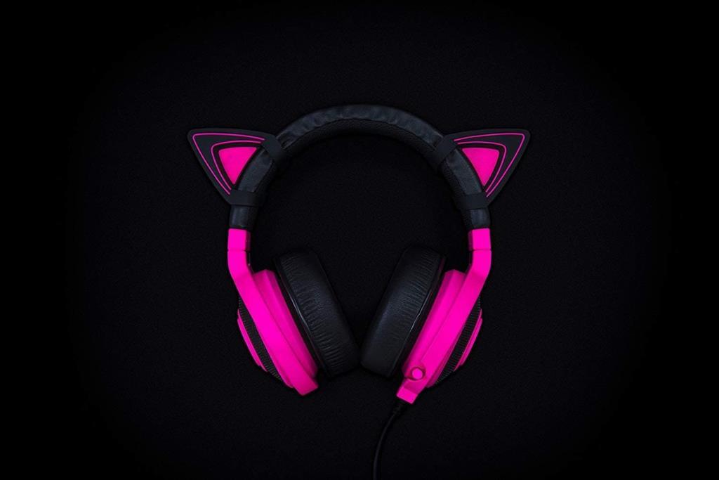 Razer Kitty Ears kedi kulakları Kraken oyun kulaklıkları - Outlet