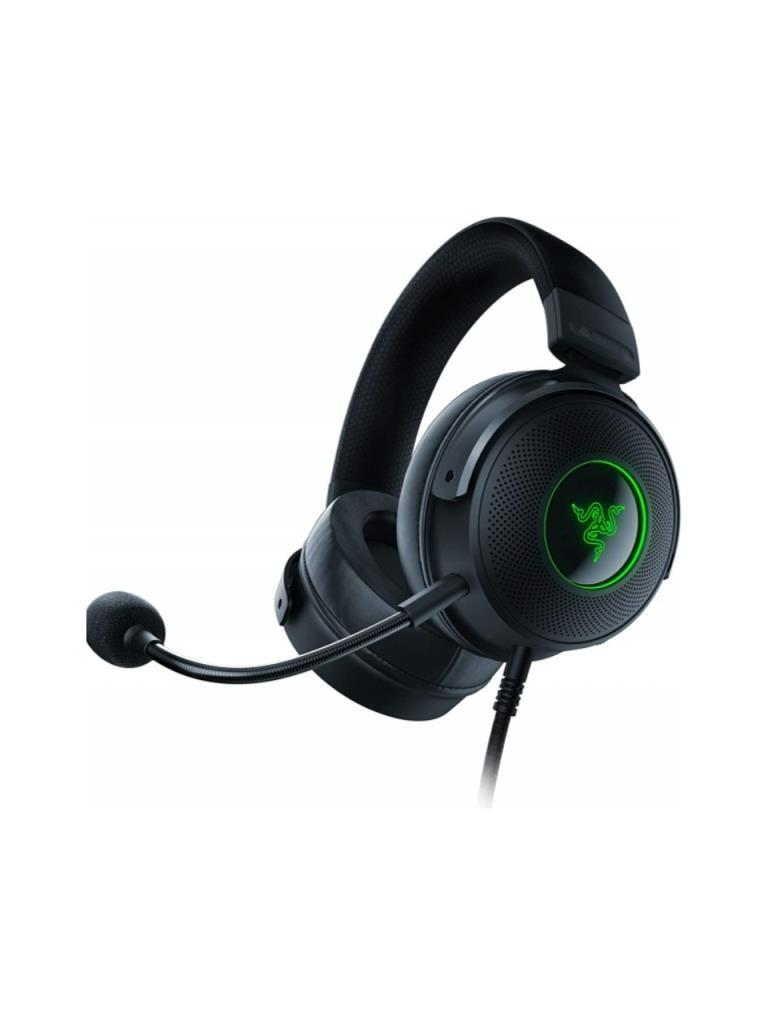 سماعة الألعاب Razer Kraken V3 السلكية فوق الأذن مع ميكروفون - شاشة