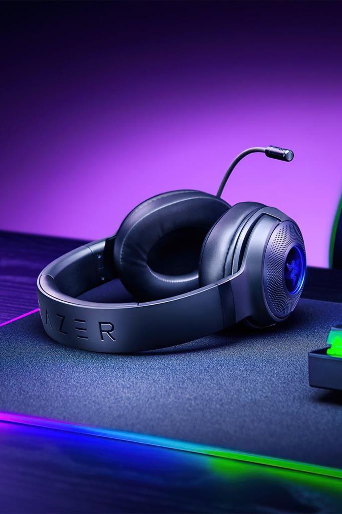 Razer Kraken V3 X RZ04-03750300-R3M1 RGB 7.1 USB Wired Over-Ear Gaming Headset Display