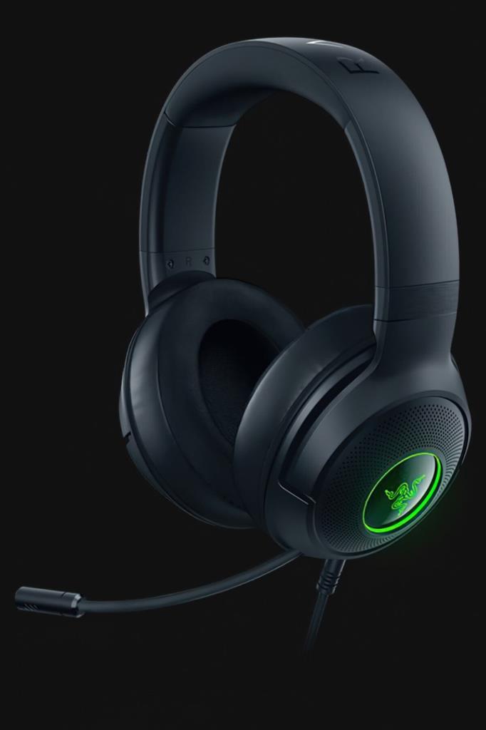 Razer Kraken V3 X RZ04-03750300-R3M1 RGB 7.1 USB Wired Over-Ear Gaming Headset Display