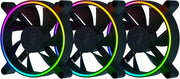 Razer Kunai Hidrolik 120 mm aRGB PC Fan: Sessiz, Güçlü aRGB Fanlar - PWM Fan Kontrol Cihazı Desteği ve 8 Fana Kadar Bağlayın - Razer Chroma RGB ile çalışır - 3 Fan