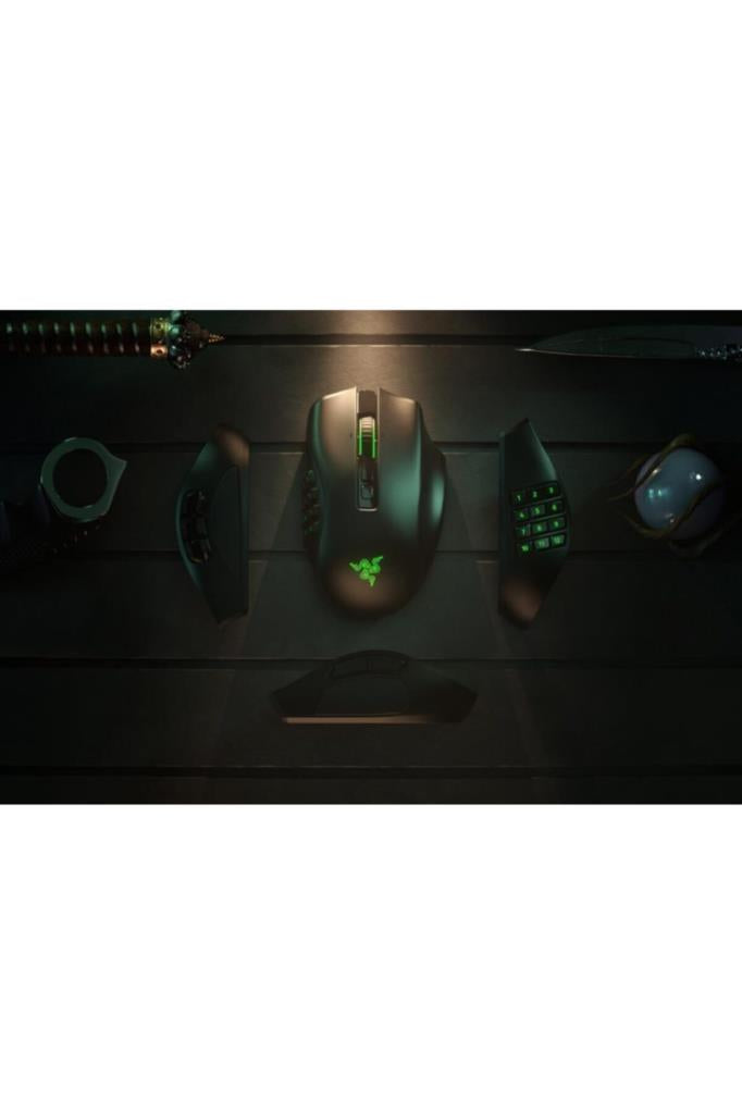 Razer Naga V2 Pro RZ01-04400100-R3G1 RGB Makrolu Optik Kablolu/Kablosuz Oyuncu Mouse - TEŞHİR