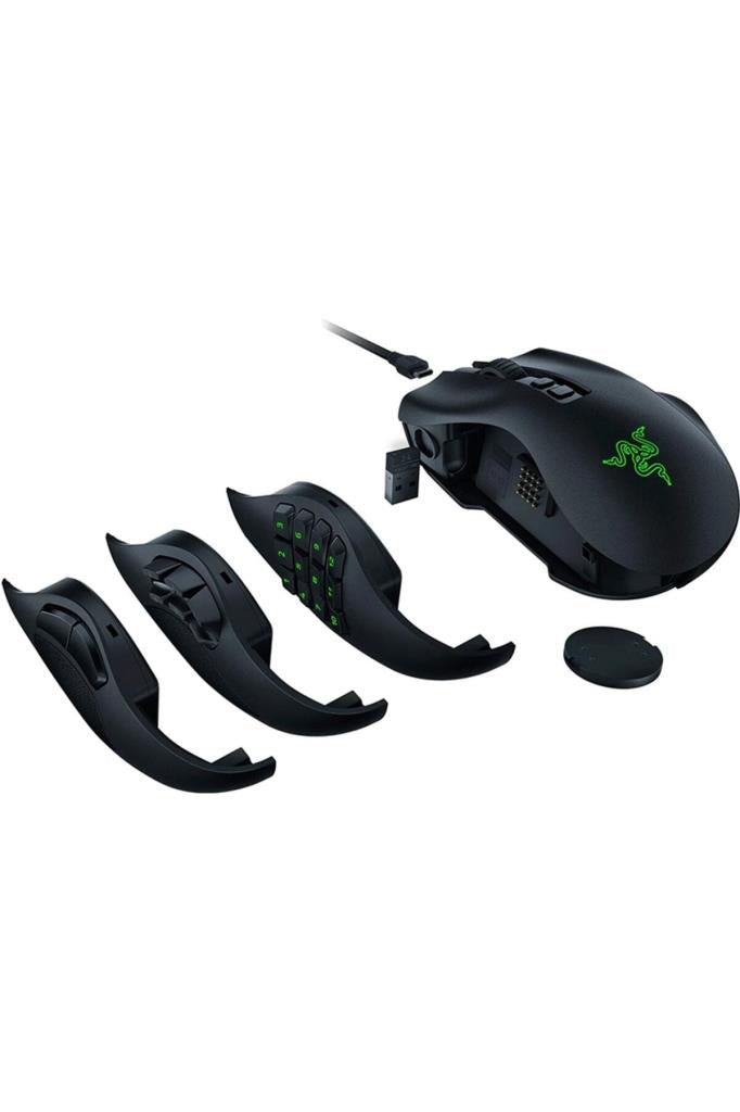 Razer Naga Pro RZ01-03420100-R3G1 RGB Makrolu Optik Kablolu/Kablosuz Oyuncu Mouse Teşhir