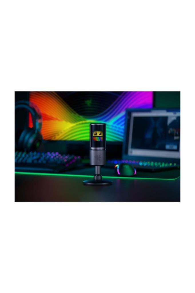 Razer Seiren Emote RZ19-03060100-R3M1 Profesyonel Masaüstü Gaming Mikrofon Teşhir