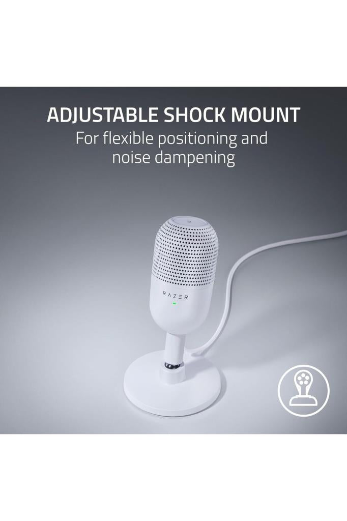 Razer Seiren V3 Mini Ultra Kompakt Beyaz USB Mikrofon Outlet