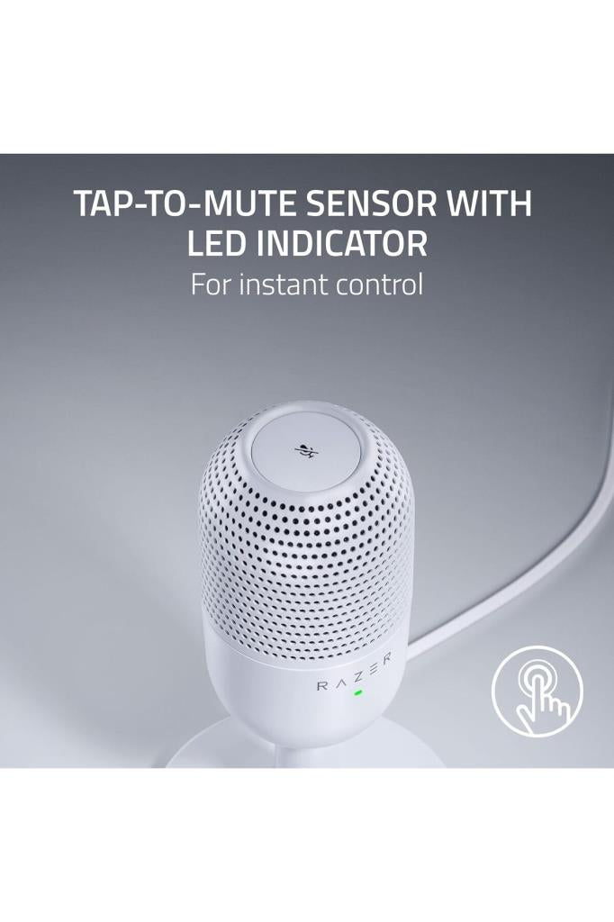 Razer Seiren V3 Mini Ultra Kompakt Beyaz USB Mikrofon Teşhir