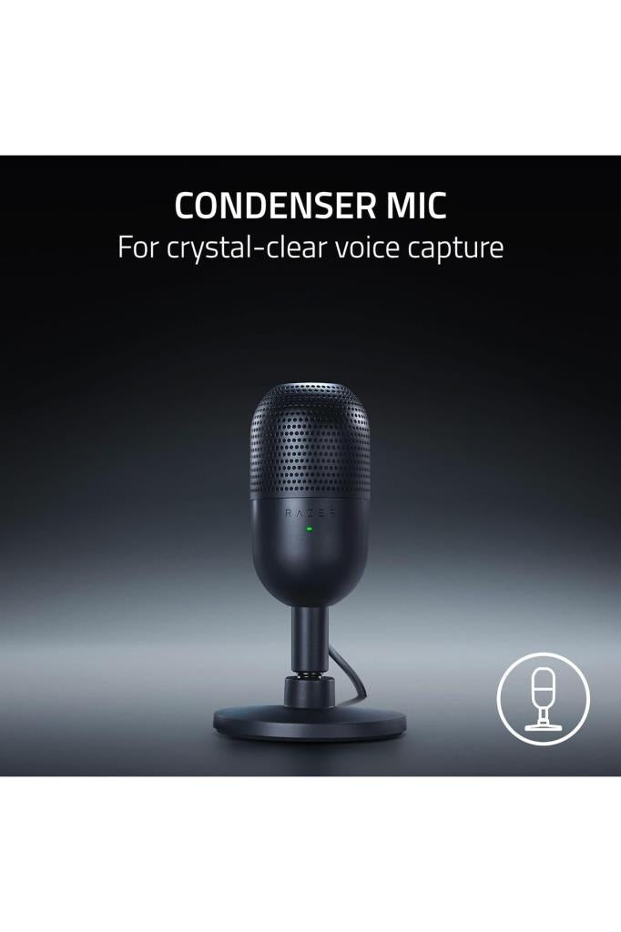 Razer Seiren V3 Mini Ultra Kompakt Siyah USB Mikrofon Outlet
