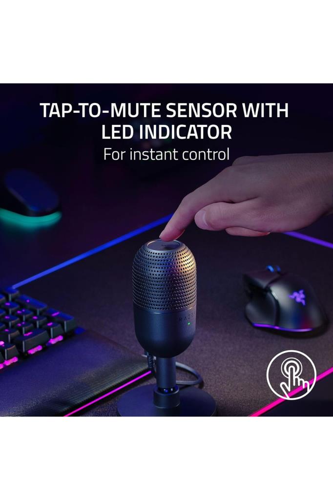 Razer Seiren V3 Mini Ultra Kompakt Siyah USB Mikrofon