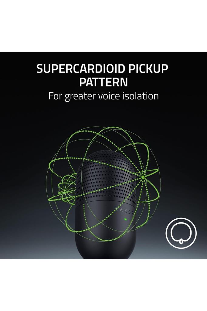 Razer Seiren V3 Mini Ultra Kompakt Siyah USB Mikrofon Teşhir