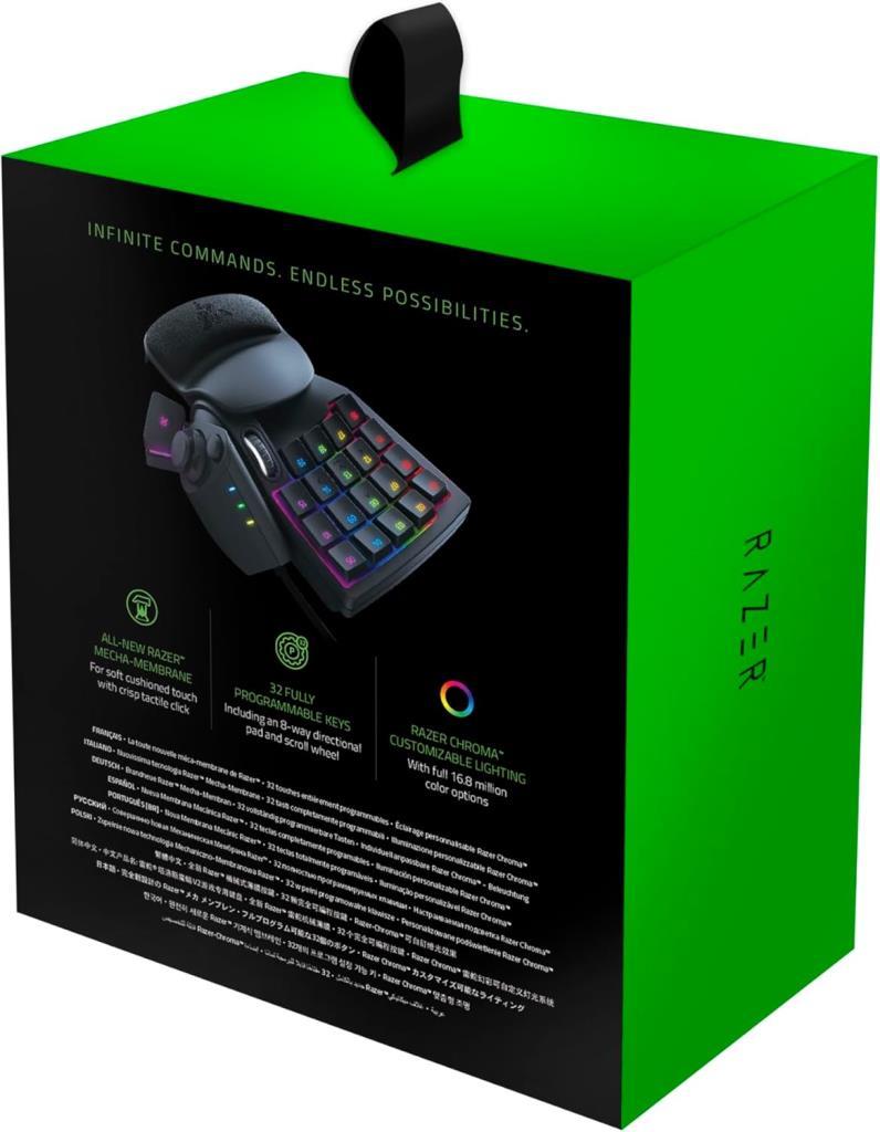 Razer Tartarus V2 Chroma RGB Mecha-Membrane Switch Kablolu Mekanik Oyuncu Klavyesi Teşhir