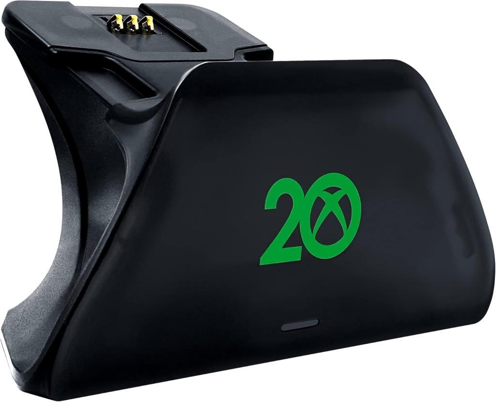 Razer Quick Charge - Evrensel Hızlı Şarj Istasyonu, Xbox Controller için (Yeni ve Eski Denetleyiciler için Evrensel Uyumluluk, Manyetik Kontak Sistemi) 20. Yıldönümü