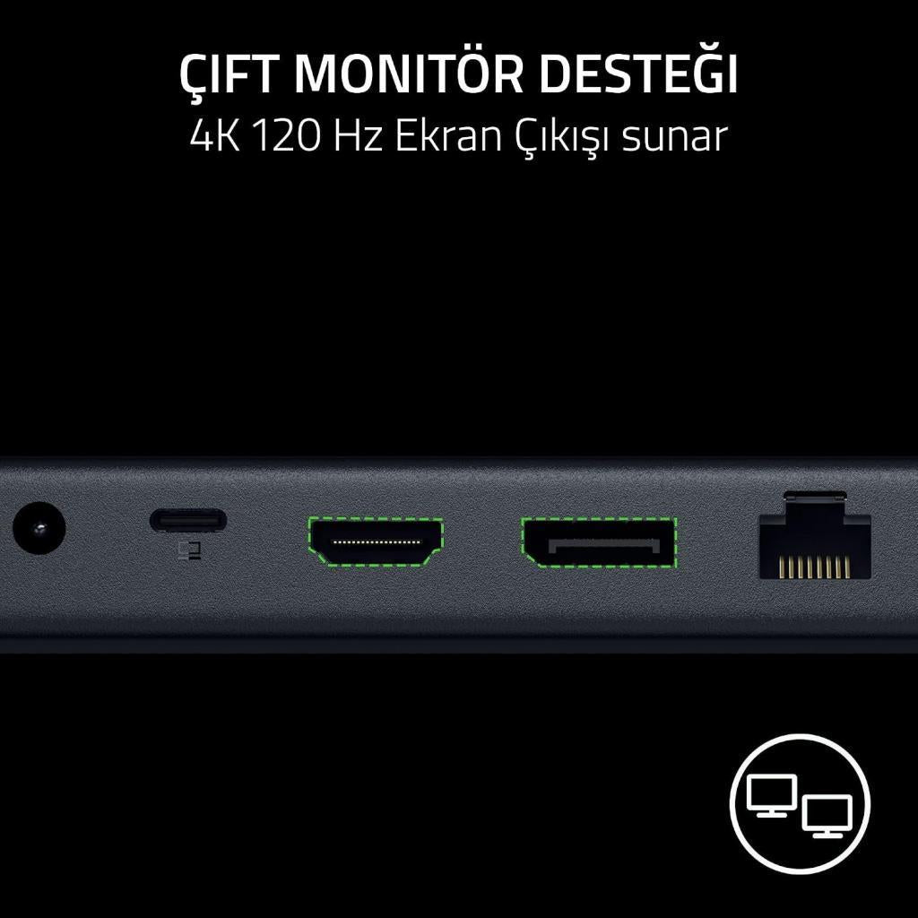 Razer USB 4 Dock Laptop Docking Station Siyah - Outlet