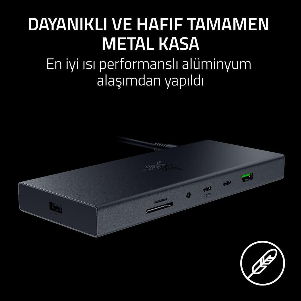 Razer USB 4 Dock Laptop Docking Station Siyah - Outlet