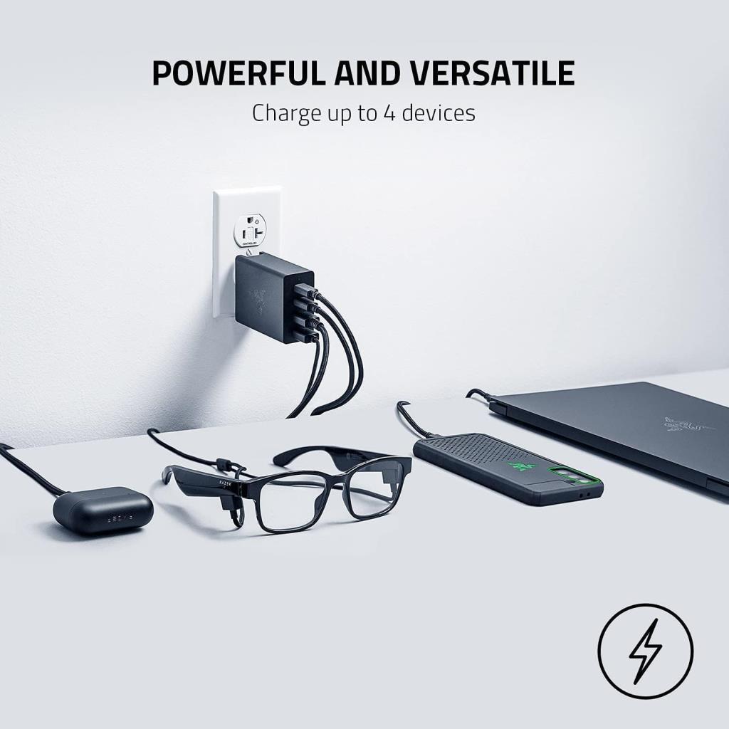 Razer Usb-C Gan 130W Hızlı Şarj Adaptörü 4 Portlu (2X Usb-C + 2X Usb-A) - Outlet