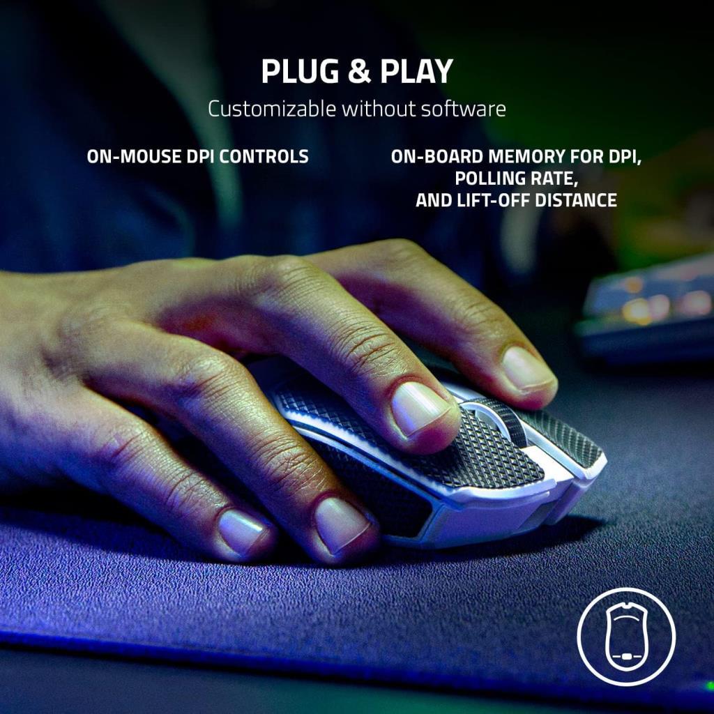 Razer Viper V2 Pro RZ01-04390200-R3G1 Beyaz Optik Kablolu/Kablosuz Oyuncu Mouse - Teşhir