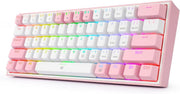 Redragon K617 Pembe RGB %60 TKL Red Switch Kablolu Mekanik Oyuncu Klavyesi - TEŞHİR