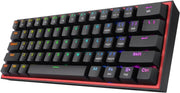 Redragon K617 Siyah RGB %60 TKL Red Switch Kablolu Mekanik Oyuncu Klavyesi Teşhir