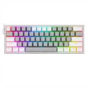 Redragon K617 Gri-Beyaz RGB %60 TKL Red Switch Kablolu Mekanik Oyuncu Klavyesi Teşhir