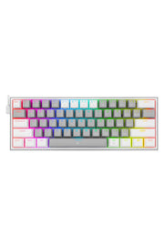 Redragon K617 Gri-Beyaz RGB %60 TKL Red Switch Kablolu Mekanik Oyuncu Klavyesi Teşhir