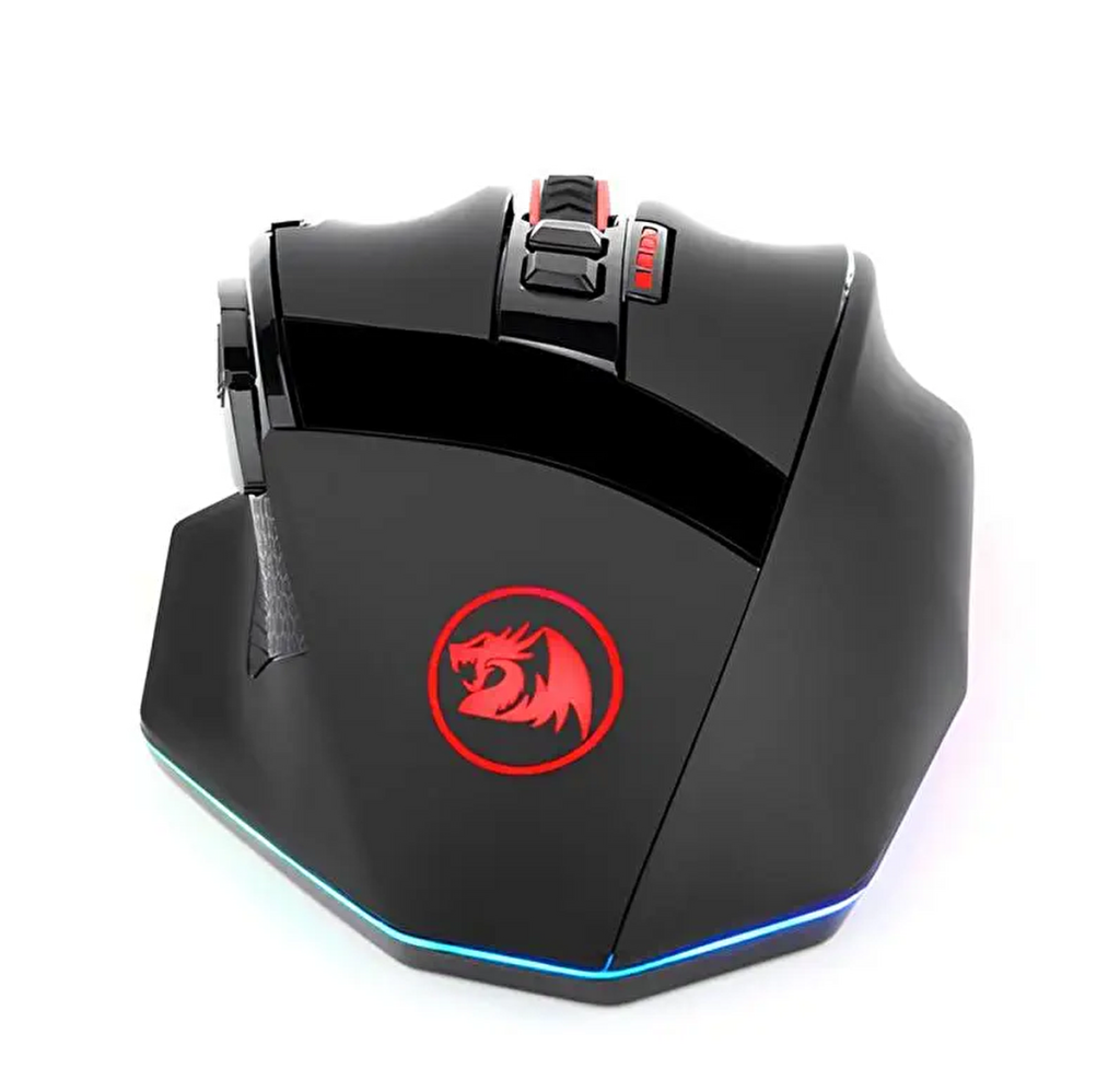 Redragon Sniper Pro M801P-RGB 16.000 DPI 9 Tuş RGB Optik Kablosuz Gaming Mouse - TEŞHİR
