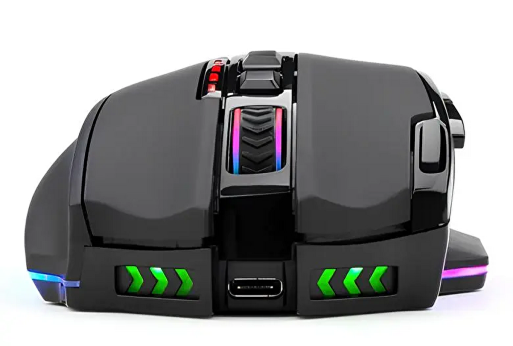 Redragon Sniper Pro M801P-RGB 16.000 DPI 9 Tuş RGB Optik Kablosuz Gaming Mouse - TEŞHİR