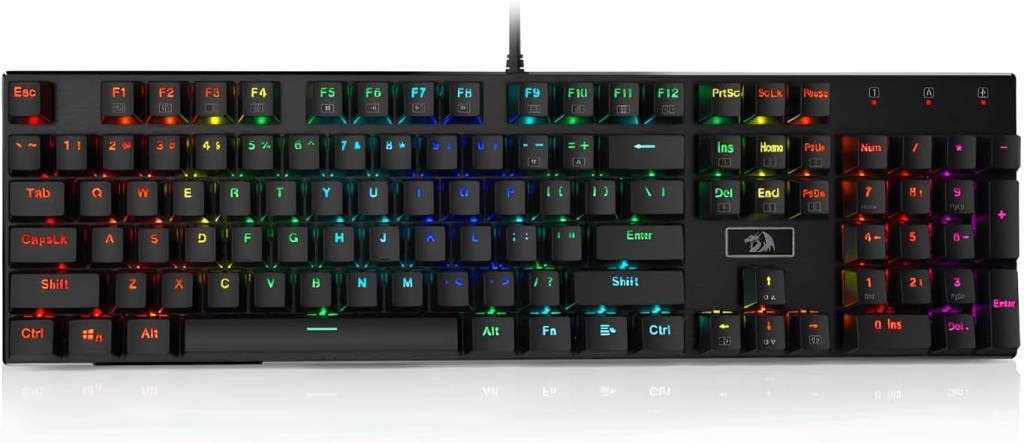 Redragon K556 RGB Brown Switch Kablolu Mekanik Oyuncu Klavyesi - Outlet