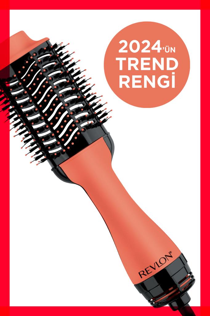 Revlon One Step Volumiser 1100 W Saç Kurutma ve Şekillendirme Makinesi - Kayısı Siyah, 2 Hız Ayarı, Hafif ve Sessiz Tasarım - Outlet