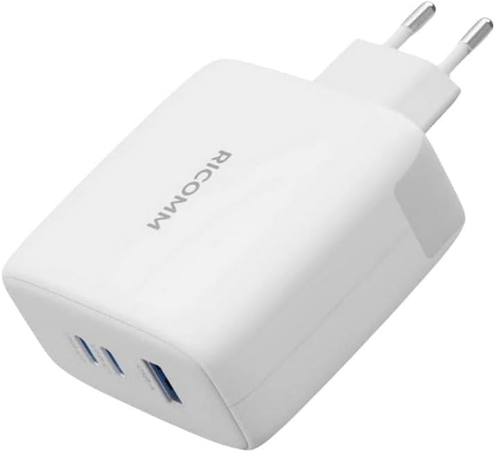 Ricomm 140W GaN 3 Portlu USB-C + USB-A Şarj Aleti Macbook & Notebook Uyumlu -