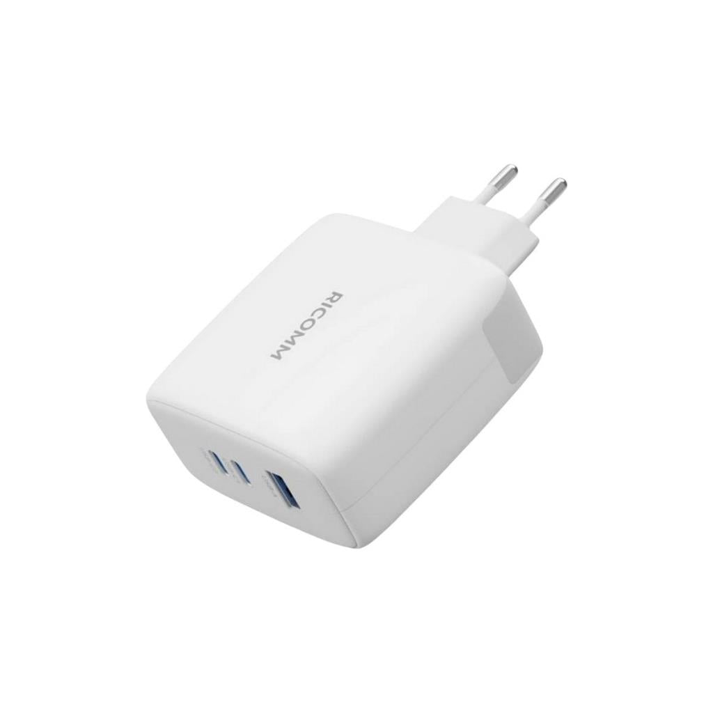 Ricomm 140W GaN 3 Portlu USB-C + USB-A Şarj Aleti Macbook & Notebook Uyumlu - TESHİR