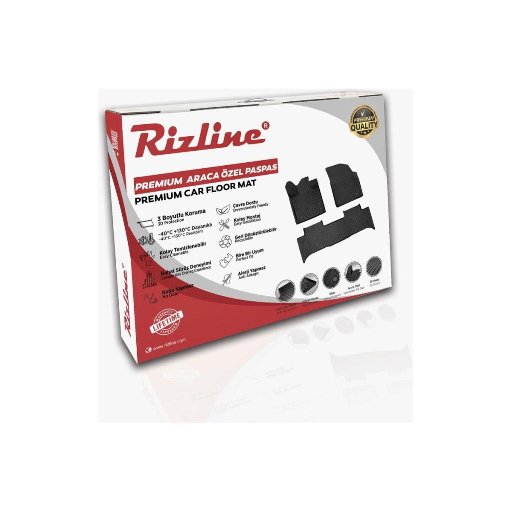 Rizline Premium Citröen C4 2020 Sonrası Havuzlu Paspas