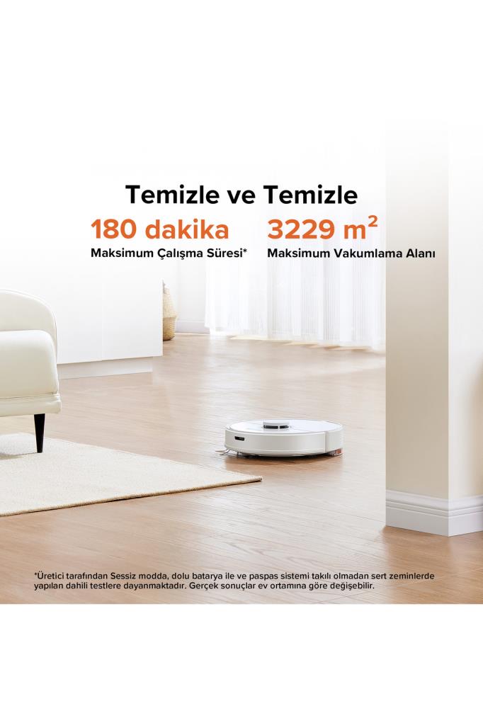 Roborock Q7 Max Beyaz Akıllı Robot Süpürge Teşhir