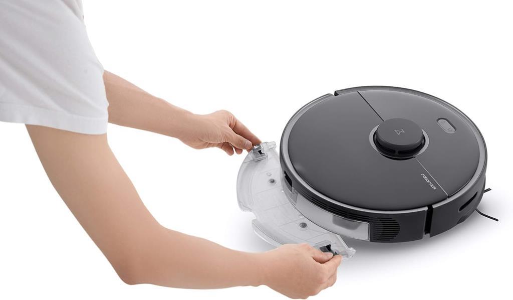 Roborock S5 Max Vacuum Cleaner Siyah Akıllı Robot Süpürge ve Paspas - TEŞHİR
