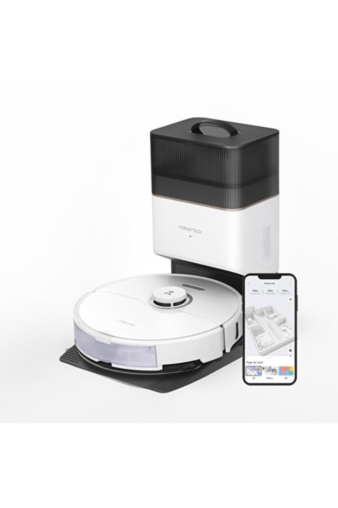 Roborock S8 Plus Beyaz Çöp İstasyonlu Akıllı Robot Süpürge - Teşhir